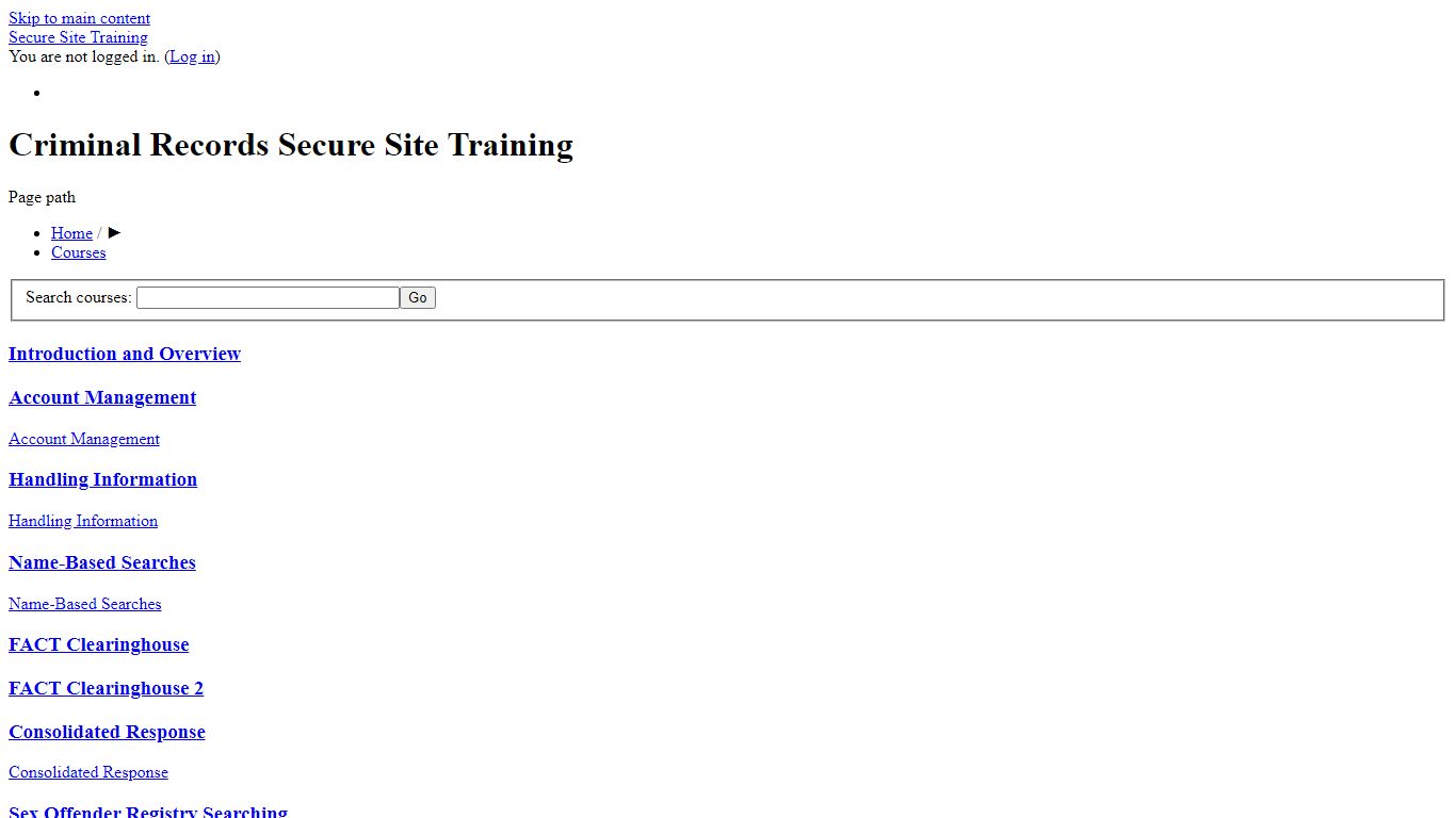 Secure Site Training - Texas